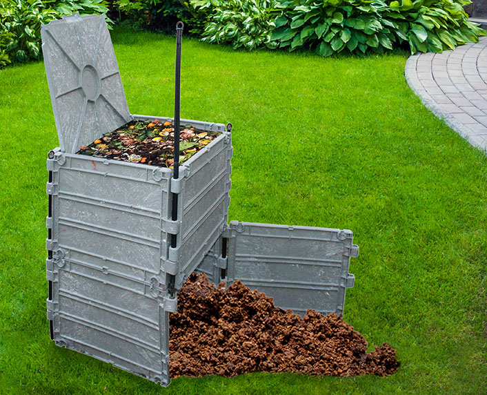 Un compostador multimodular que permite ajustar la capacidad 