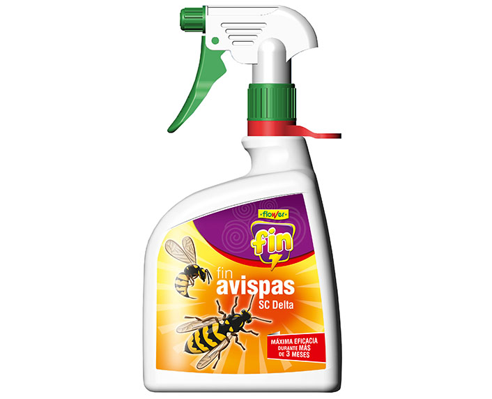 Un insecticida piretroide eficaz contra las avispas y sus nidos 