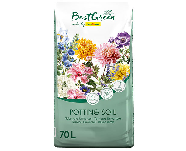 Un sustrato universal listo para usar en macetas y contenedores 
