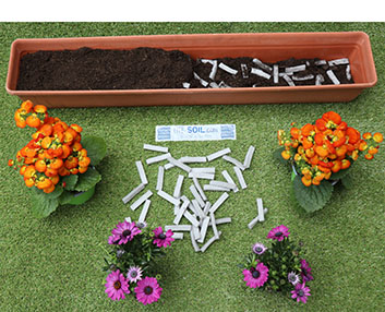 Tiras de fieltro retenedoras de agua para el sustrato 