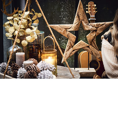 La naturaleza inspira la Navidad