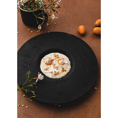 Arroz con leche de jazmín y kumquats