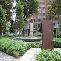 Un jardín verde en pleno Bilbao